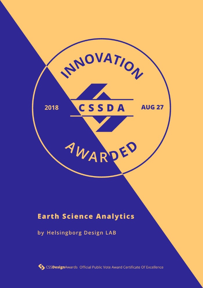 CSSDA Best Innovation: Earth Science Analytics