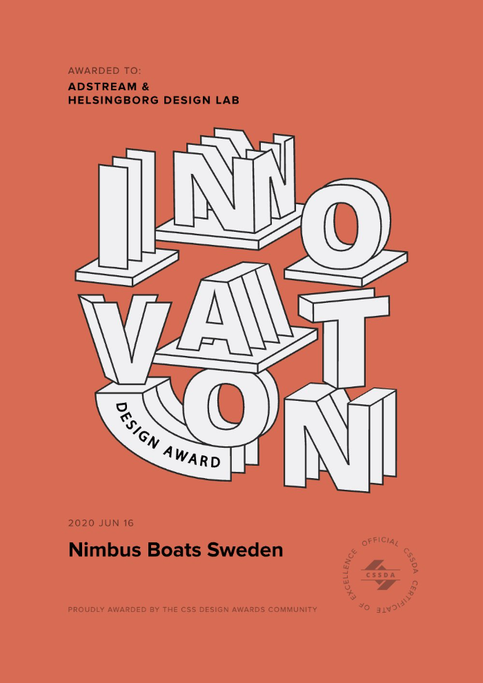 CSSDA Best Innovation: Nimbus Boats Sweden