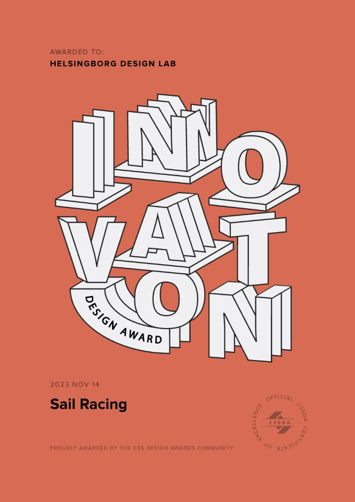 CSSDA Best Innovation: Sail Racing