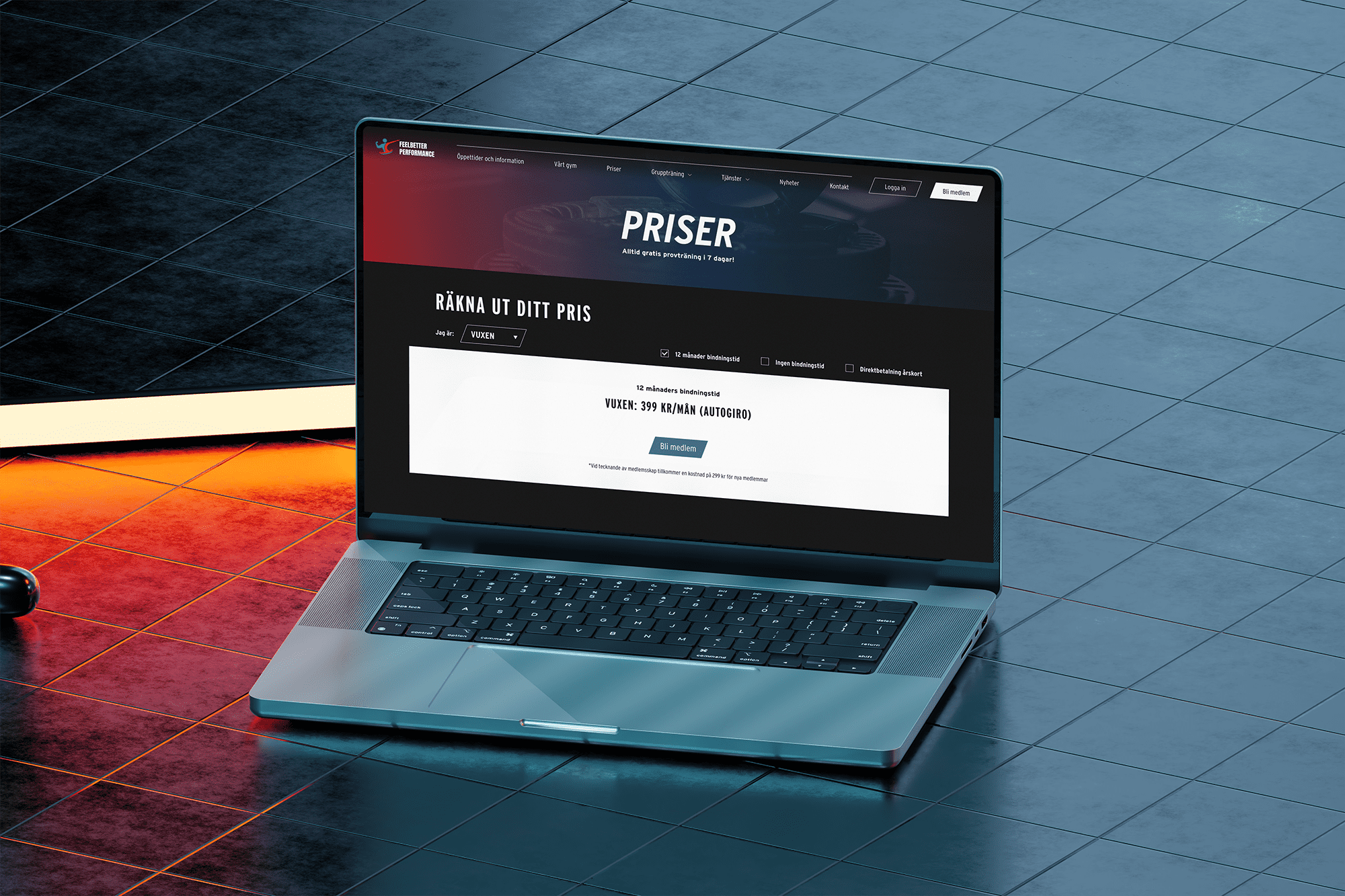 Feelbetter Performance på laptop